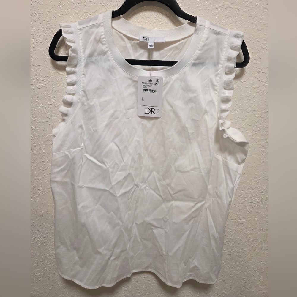 White Sleevele Blouse DR2